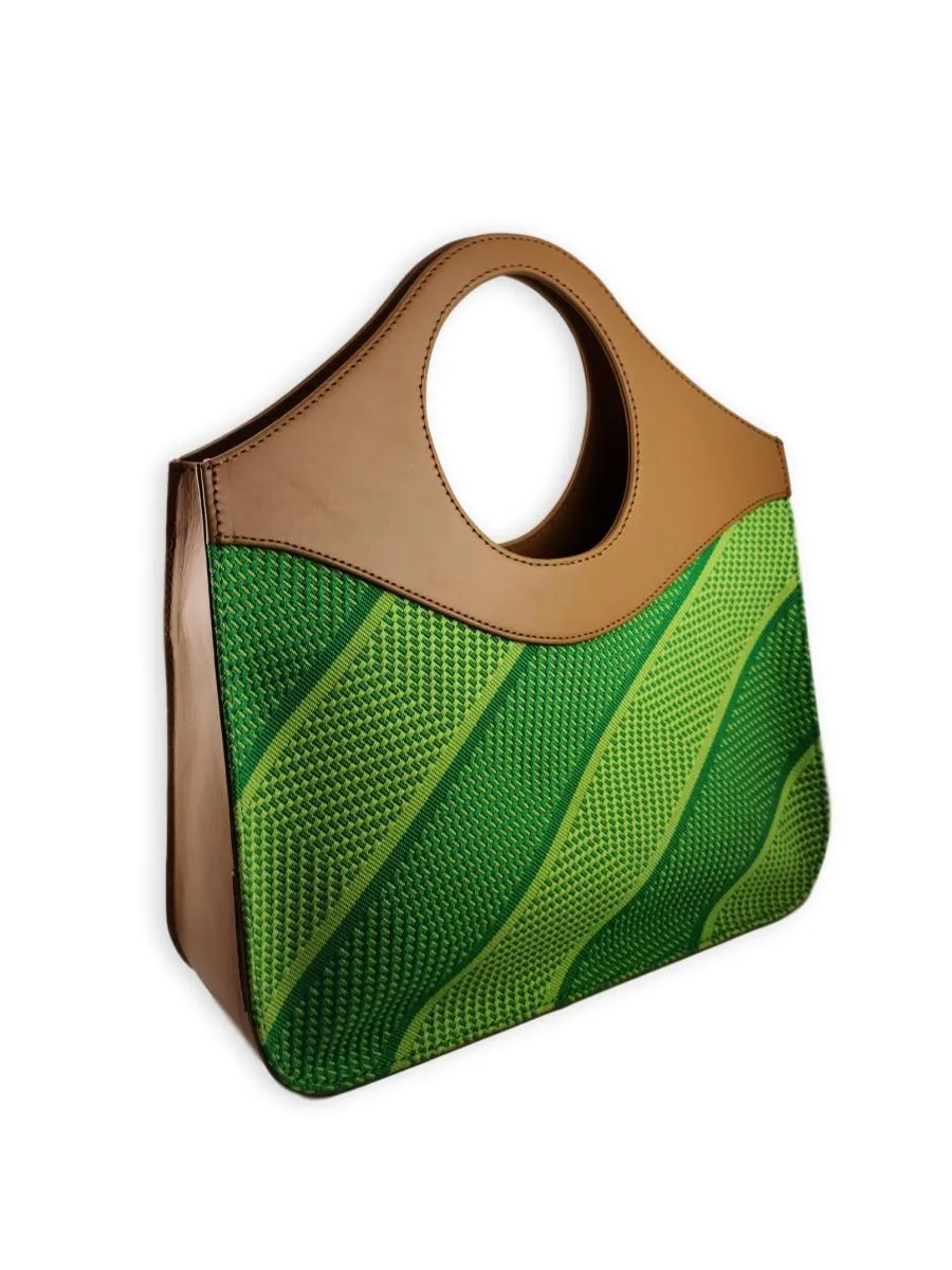 O-Handle Handbag - Vivid Greens