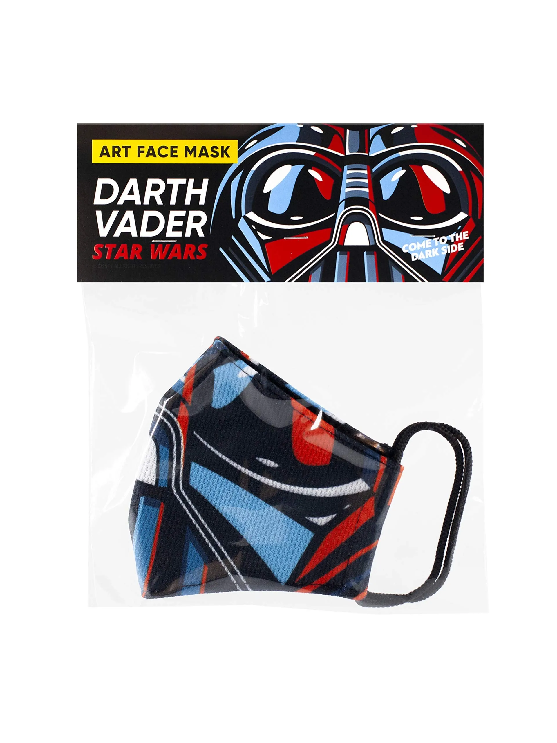 Patterned Face Mask Printed Cover Reusable World Art Series (Darth Vader)