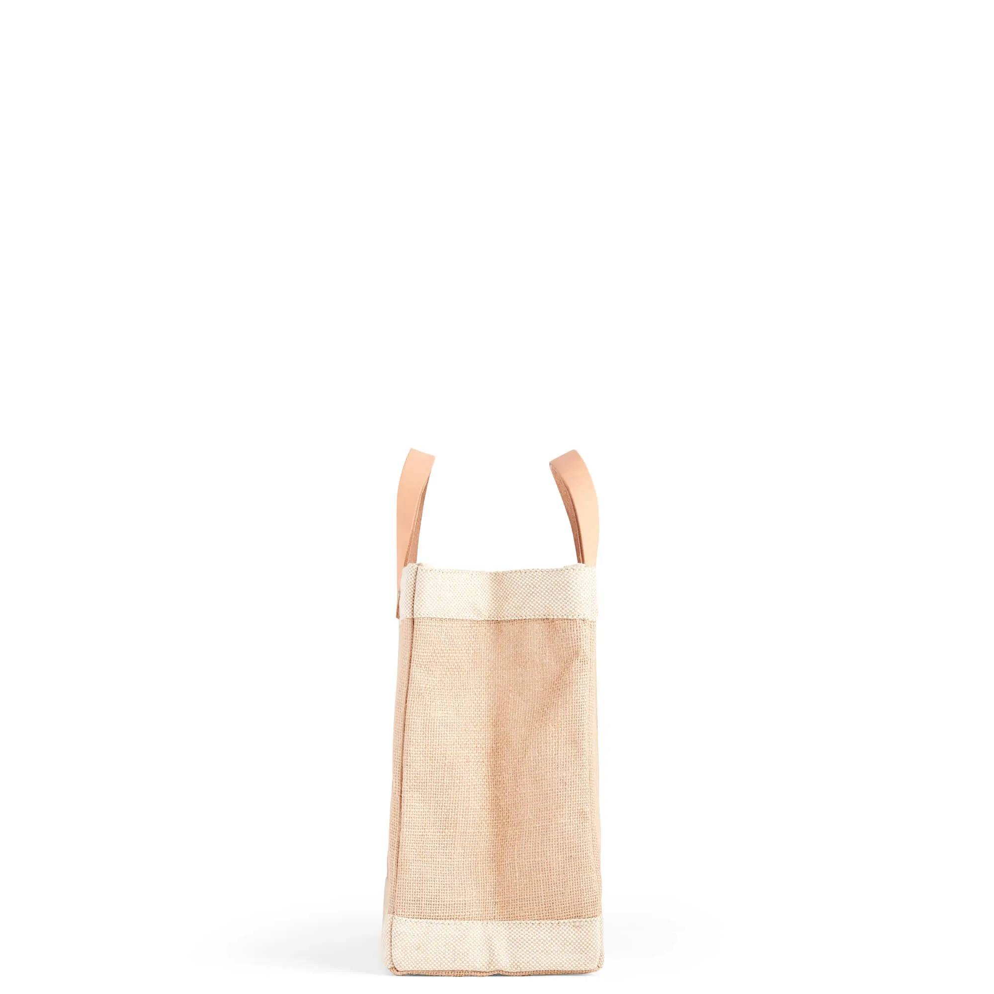 Petite Market Bag in Natural with “PARK”