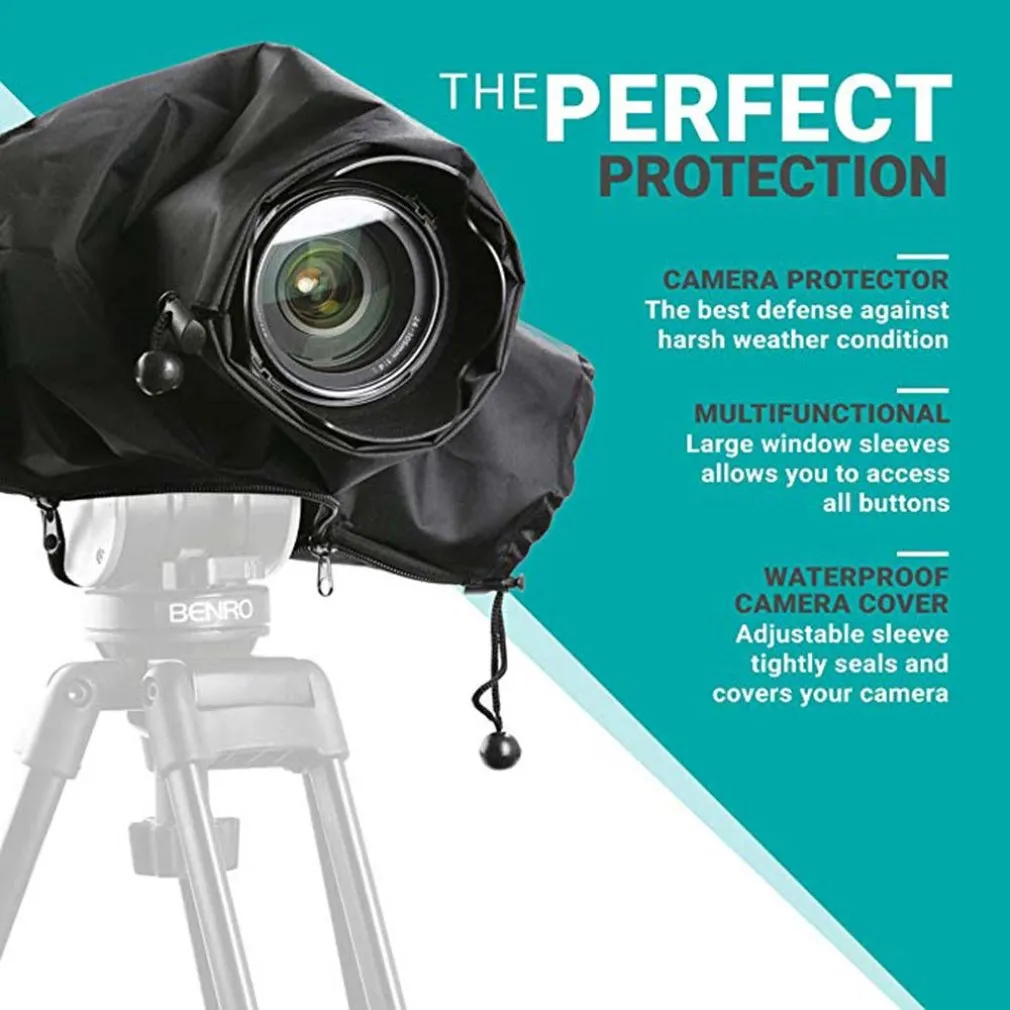 Photo Professional Digital SLR Camera Cover Waterproof Rainproof Rain Soft bag for Canon Nikon Pendax Sony DSLR Cameras