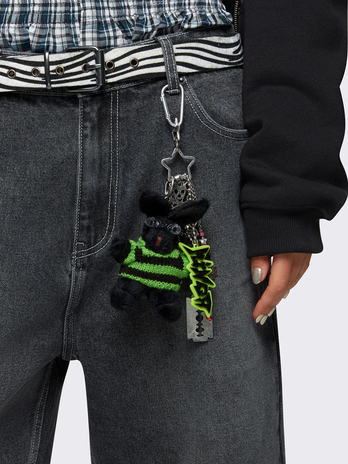 Punked Out Keychain