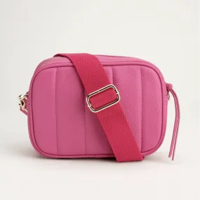 Quilted Camera Bag | Fuchsia