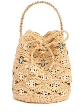 Rabanne   Sac à Main raffia bucket bag 