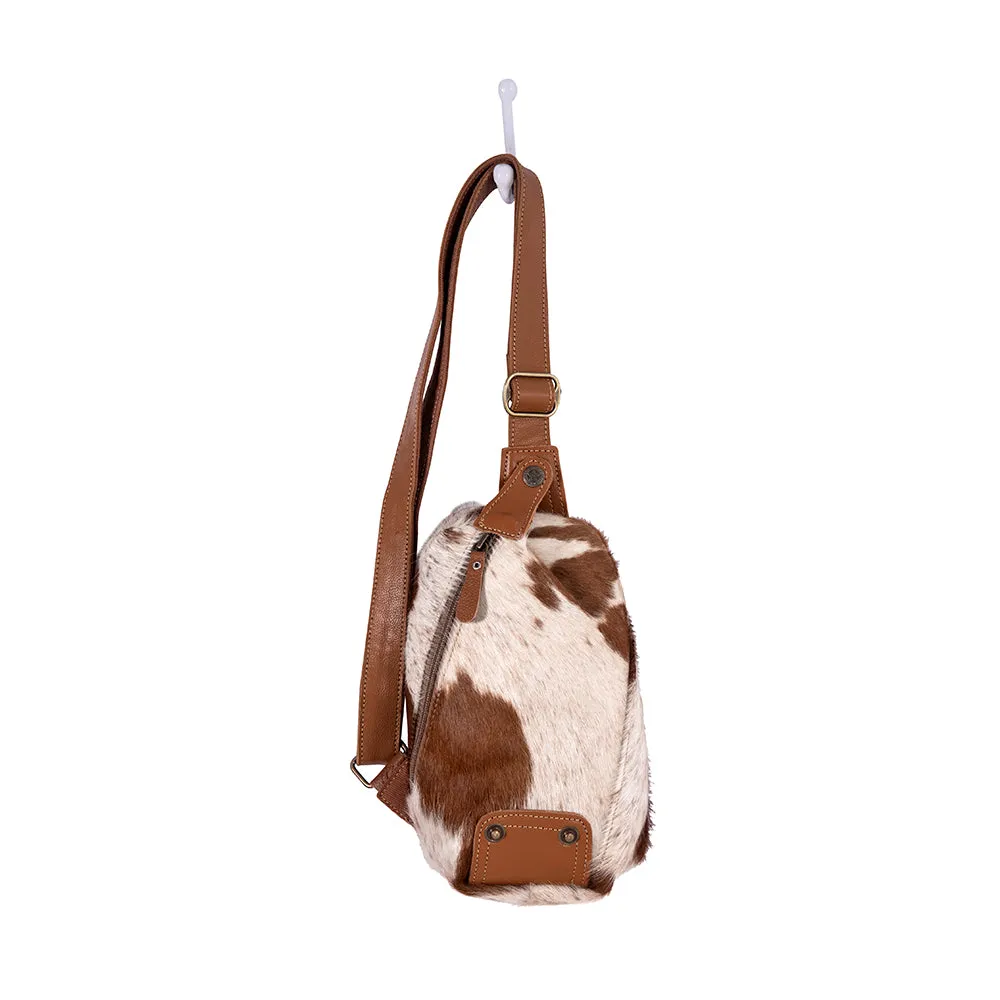 Robnette Ranch Fanny-Pack Bag In Caramel & White