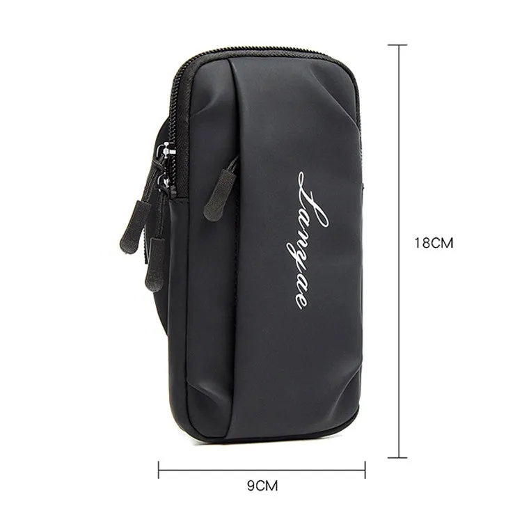 Running Mobile Phone Arm Bag Sports Yoga Fitness Mobile Phone Bag(B222 Black)