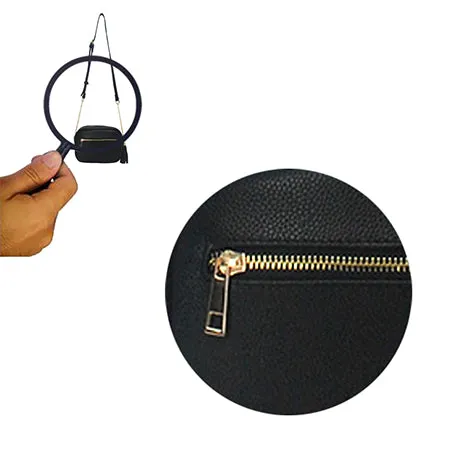 SALE! Black Chic Faux Leather NGIL Crossbody Bag