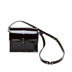 Sara Valente RMin Patent Leather Convertible Bag