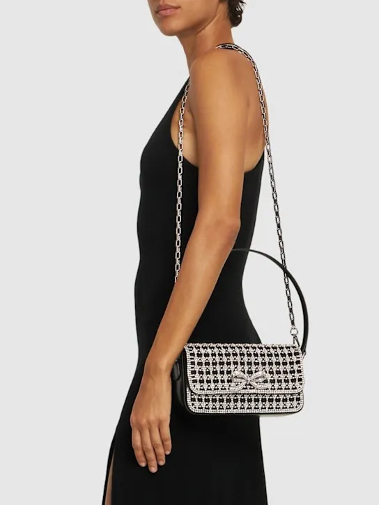 Self-portrait   Chainmail crystal shoulder bag 