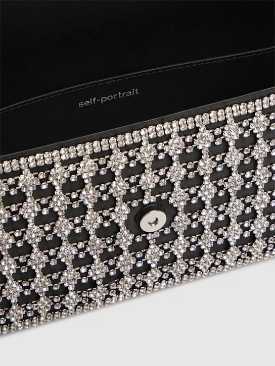 Self-portrait   Chainmail crystal shoulder bag 