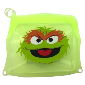 Sesame Street Oscar The Grouch Small Reusable Silicone Bag