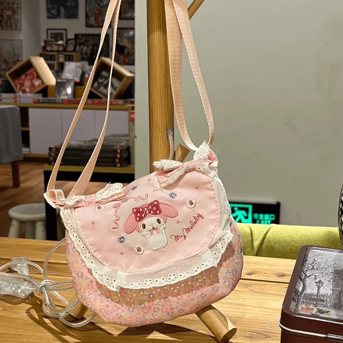 Sweet Melo Floral Crossbody Bag