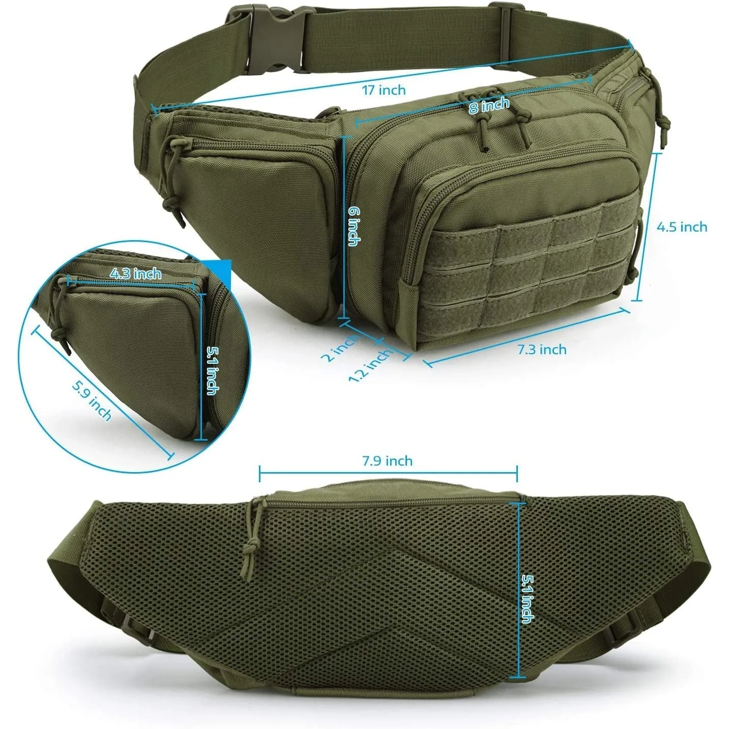 Tactical Holster Fanny Pack