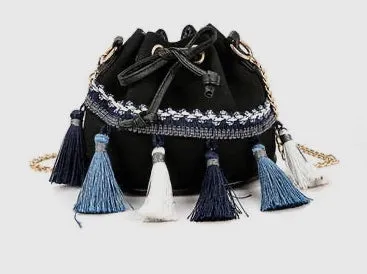 Tassel Bucket Bag