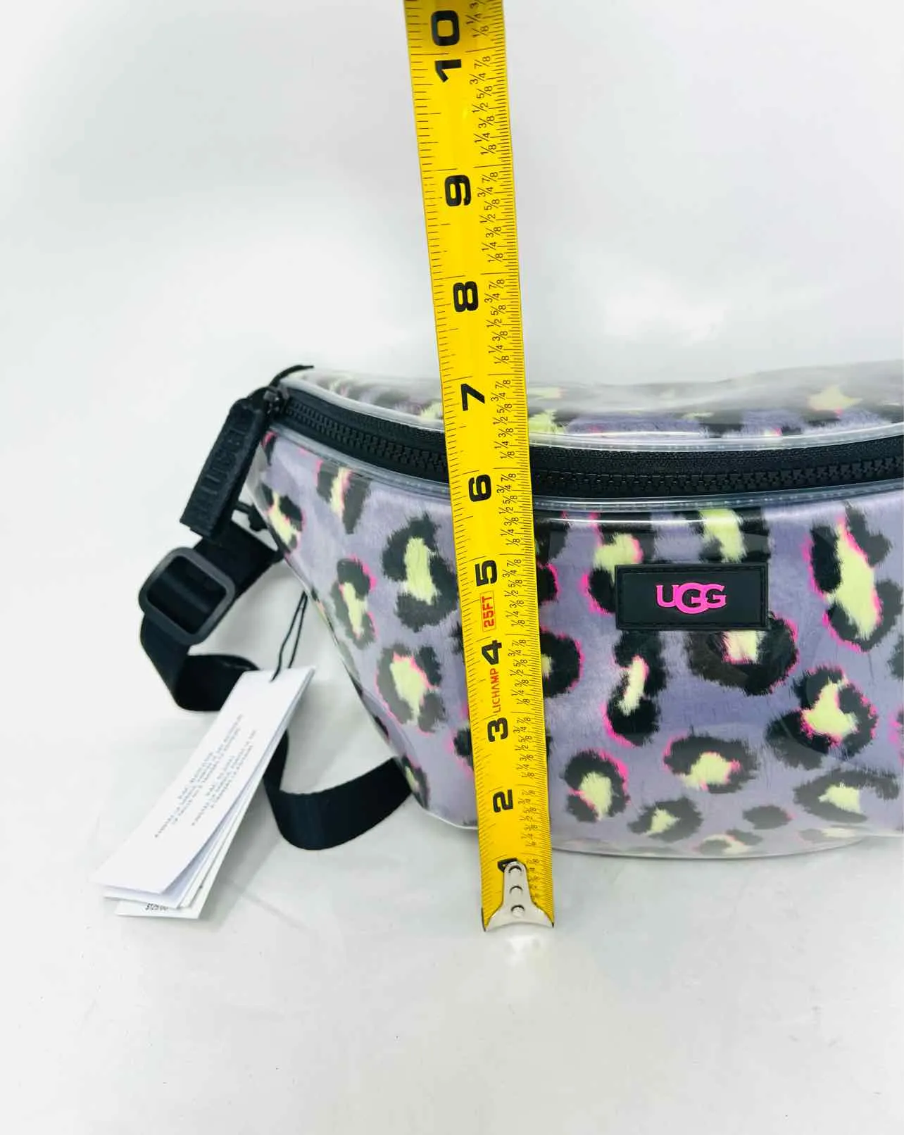 UGG Lavender/Blue Animal Print NEW Designer Fanny Pack