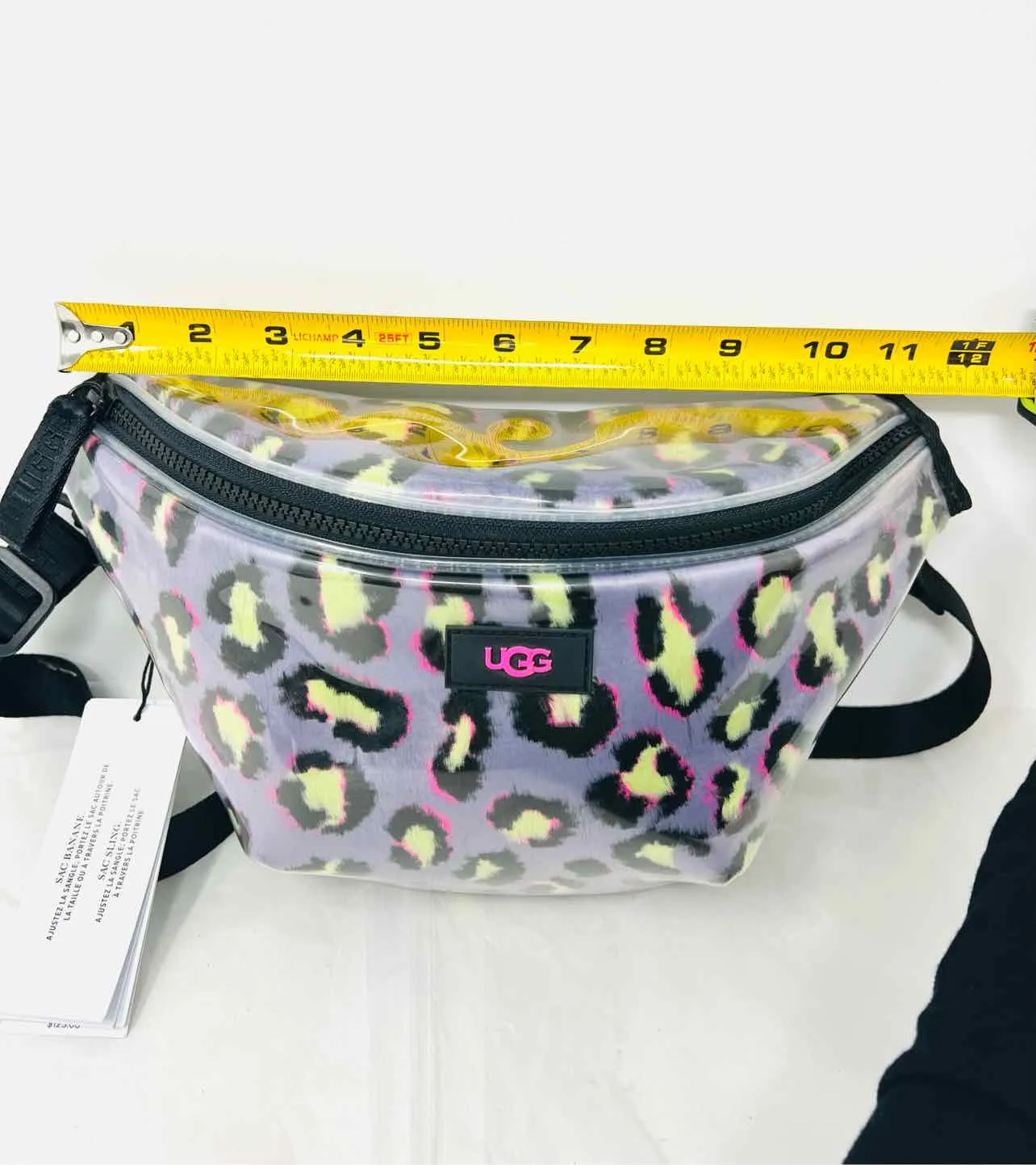 UGG Lavender/Blue Animal Print NEW Designer Fanny Pack