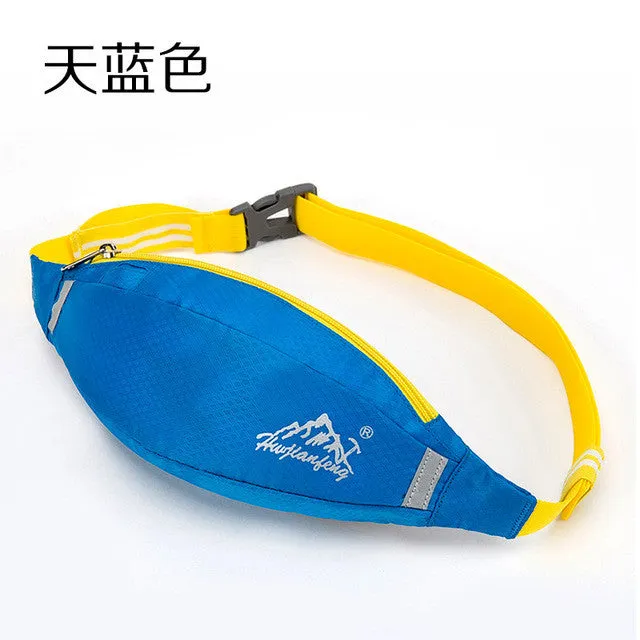 Waterproof waist pack for Men Women Fanny Pack Bum Bag Hip Money Belt travel Mobile Phone Bag