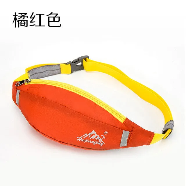 Waterproof waist pack for Men Women Fanny Pack Bum Bag Hip Money Belt travel Mobile Phone Bag