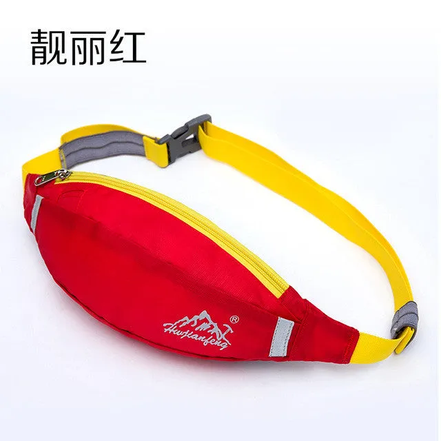 Waterproof waist pack for Men Women Fanny Pack Bum Bag Hip Money Belt travel Mobile Phone Bag