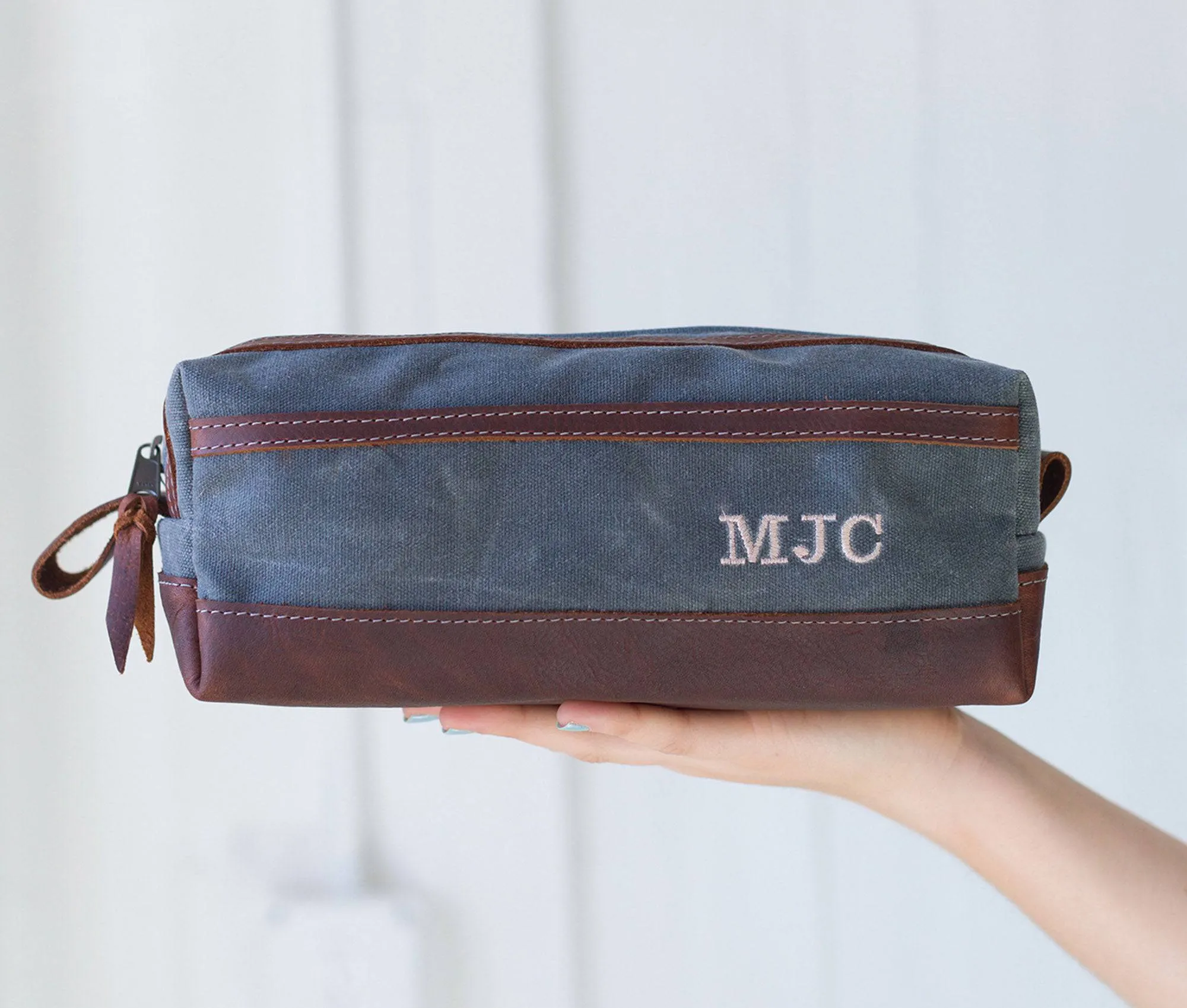 Waxed Canvas Toiletry Bag