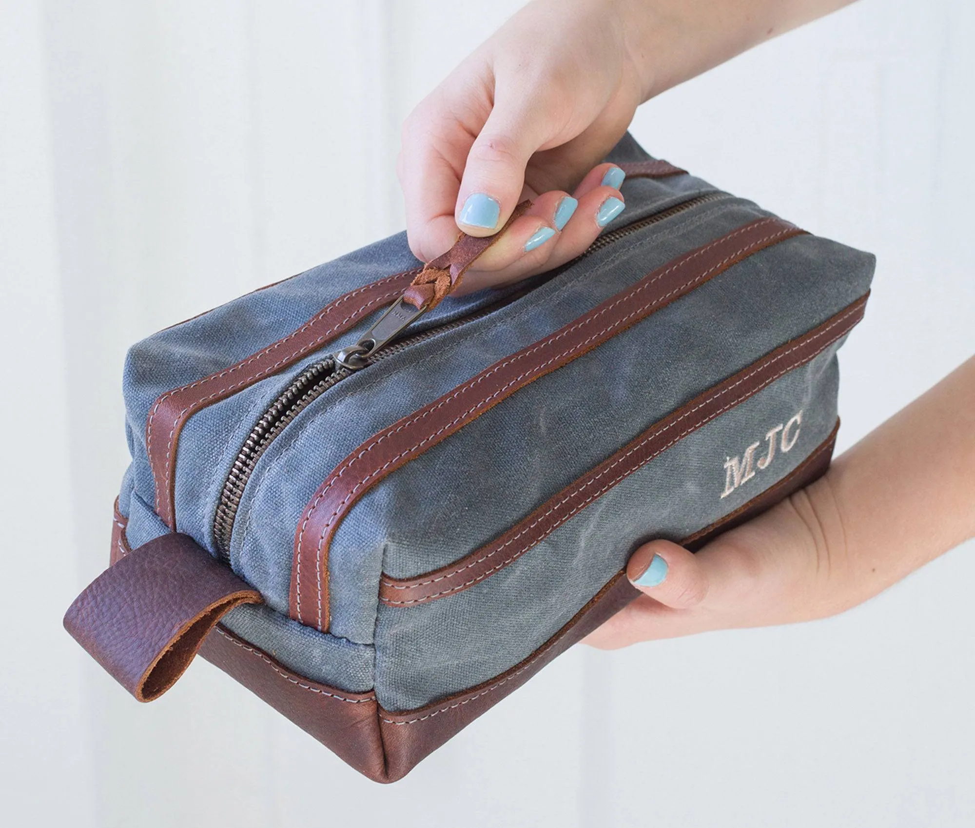 Waxed Canvas Toiletry Bag