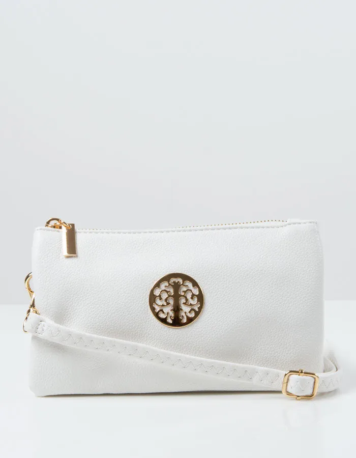 White Clutch Bag | Toni