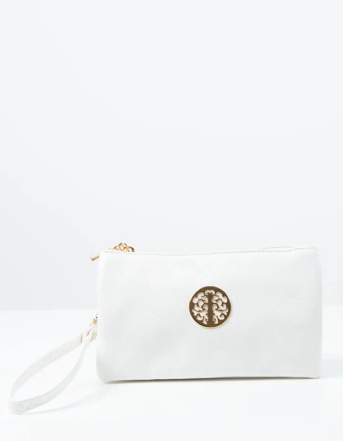 White Clutch Bag | Toni