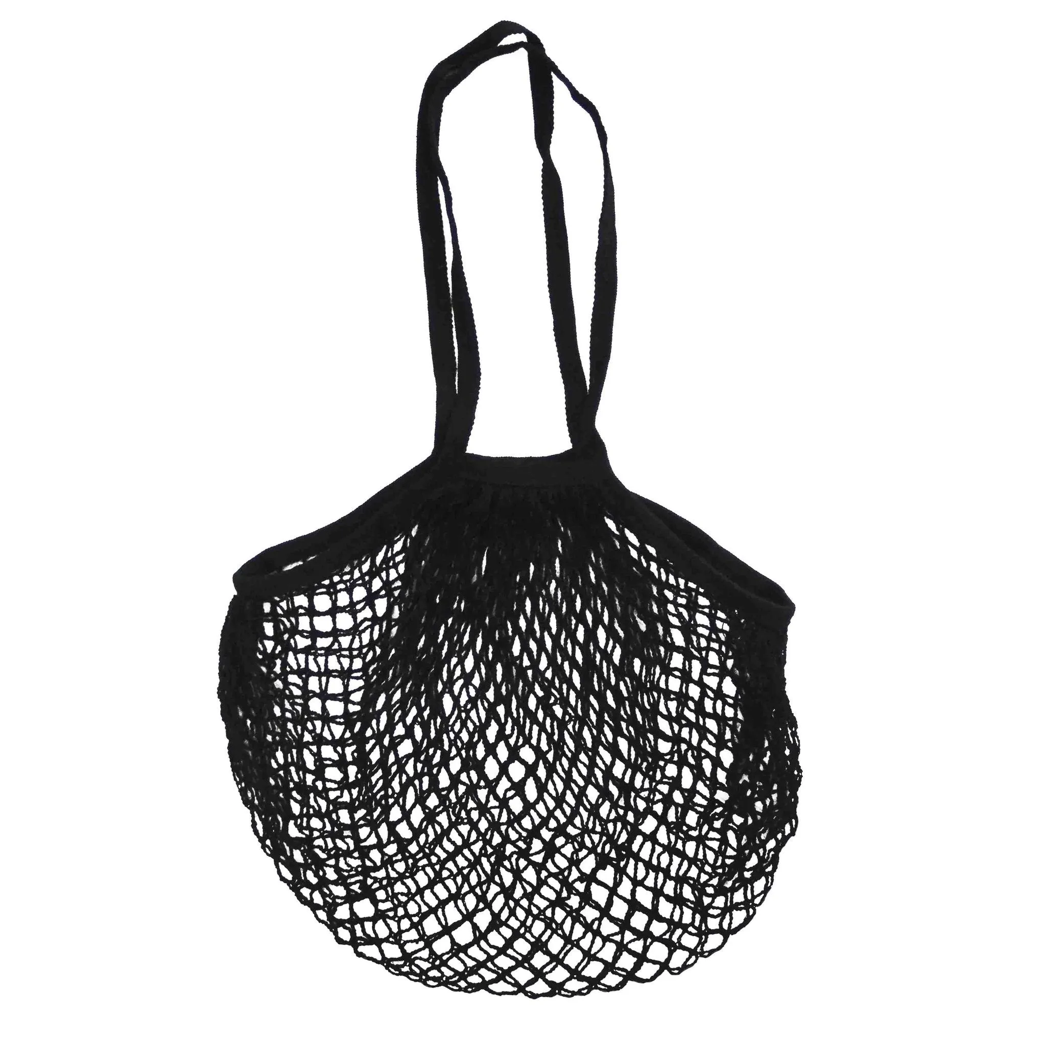 Wombat String Cotton Bag - Black