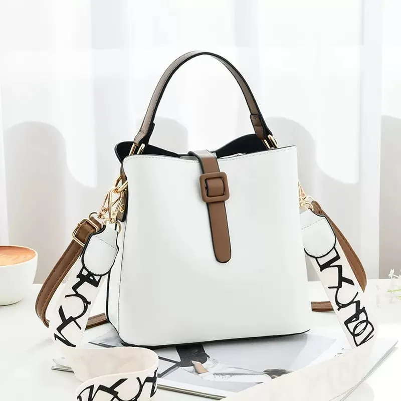 Women Bucket Bag Ladies New Trend Designer Luxury Handbag Leather Fashion Female Shoulder Messenger Bag Soft Bolsa Feminina