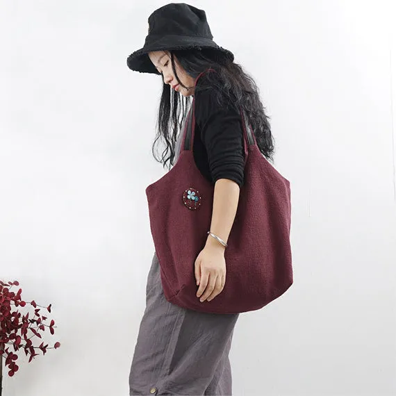 Women Large Bag Simple Style Women Backpack Shoulder Bag