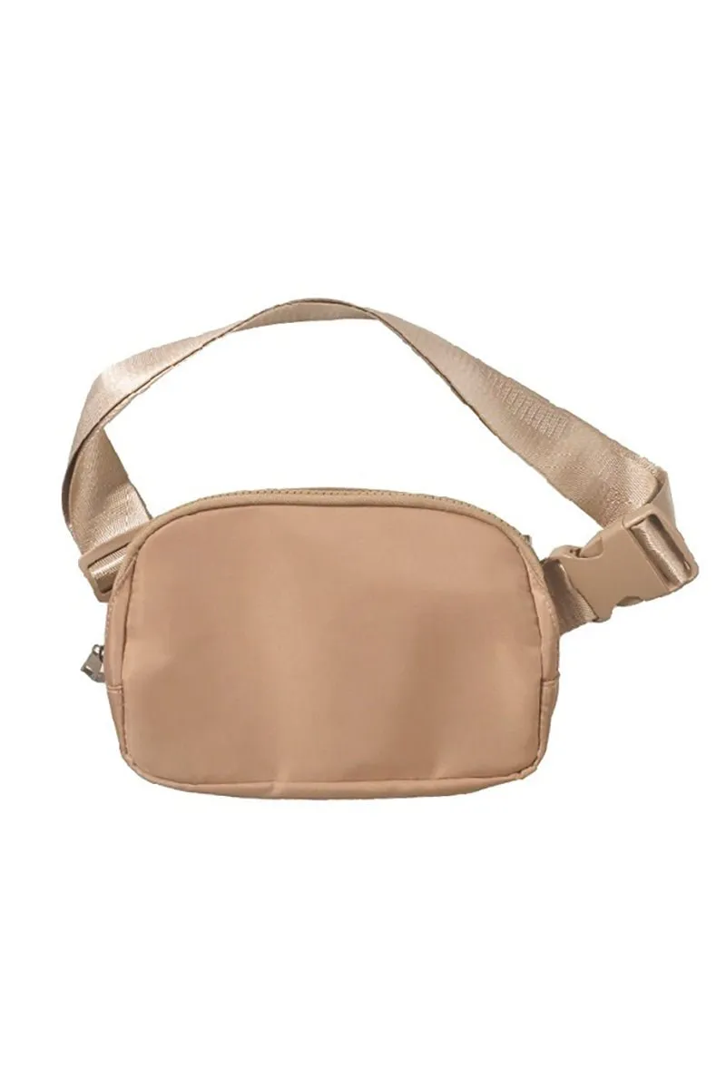 Zenana Everyday Adventure Ash Mocha Belt Bag