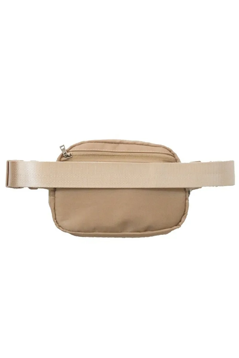 Zenana Everyday Adventure Ash Mocha Belt Bag